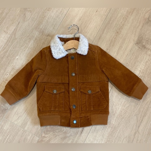 Toddler Corduroy Sherpa OshKosh Jacket - Picture 2 of 4